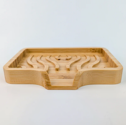 Bamboo Wave Soap Dish