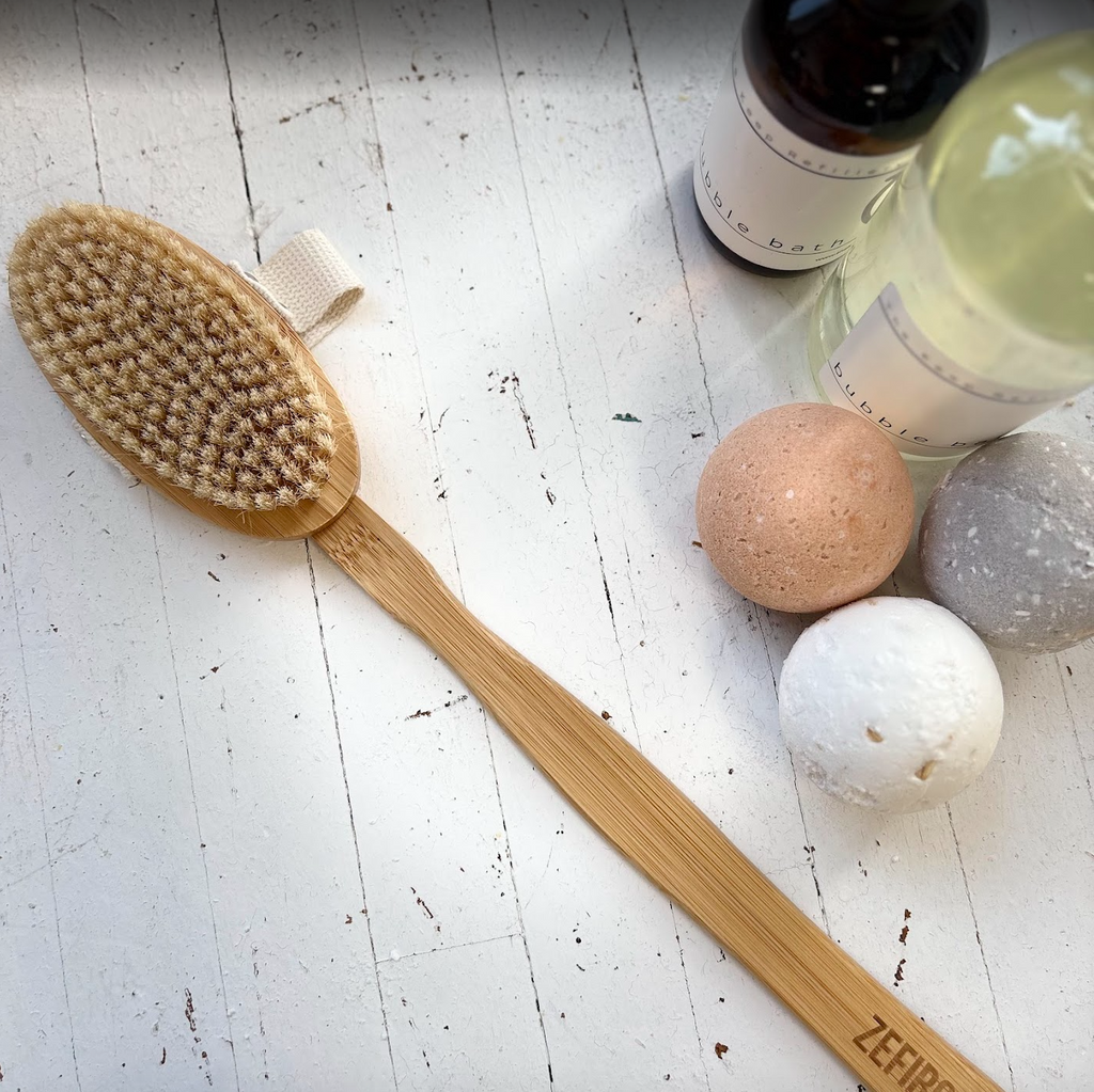 Body Brush with Handle