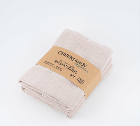 Washcloths - Organic Muslin