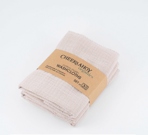 Washcloths - Organic Muslin
