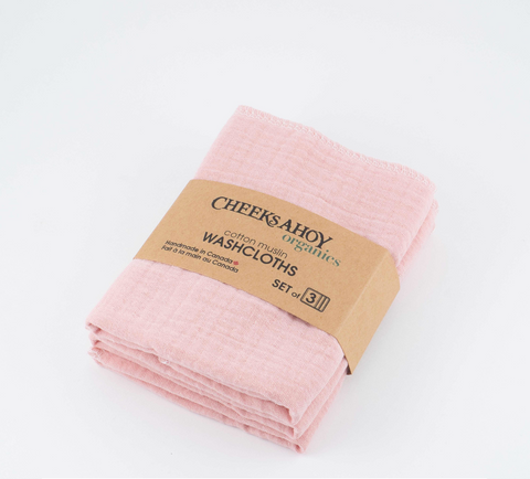 Washcloths - Organic Muslin