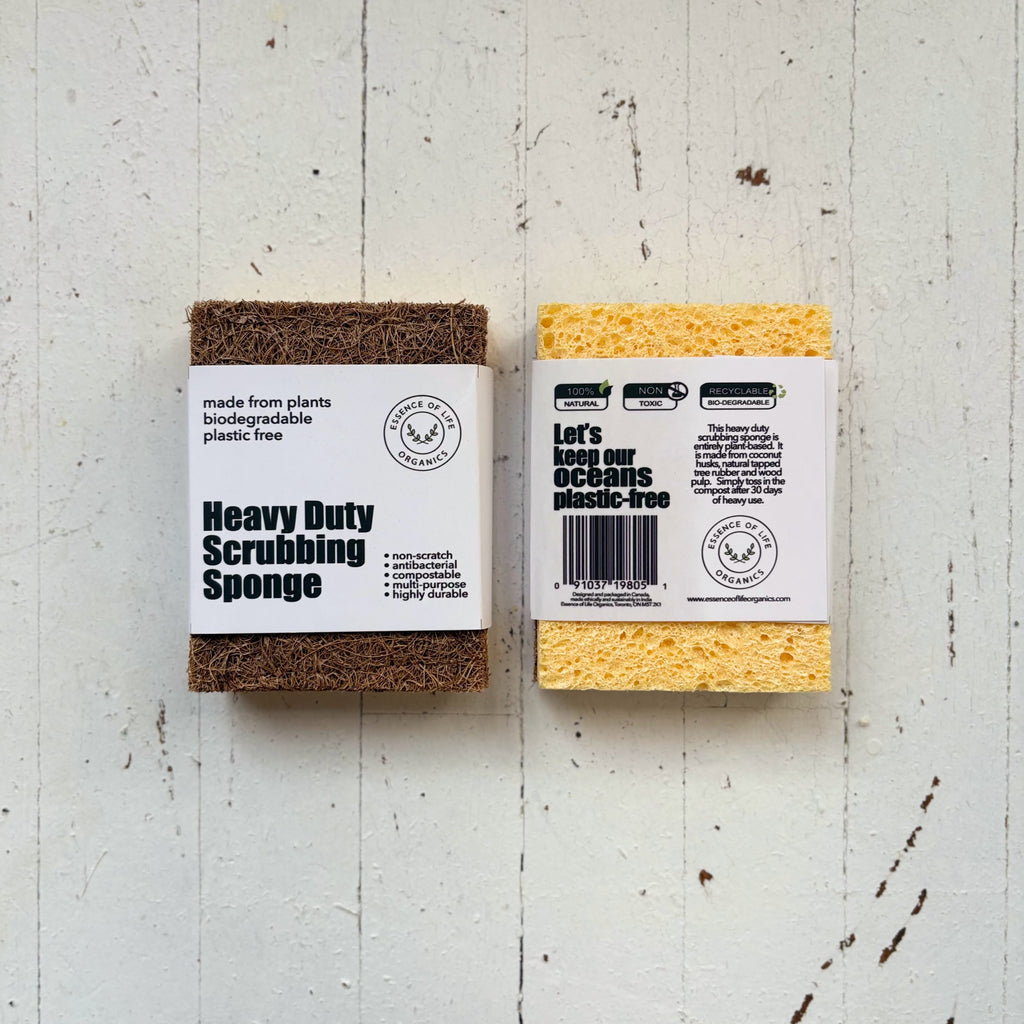 Plant Based Heavy Duty Scrubbing Sponge